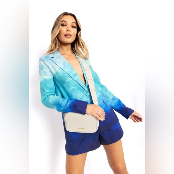 BLACKMILK PEARL STUDDED HANDBAG CONVERTIBLE SHOULDER BAG! - Picture 2 of 9